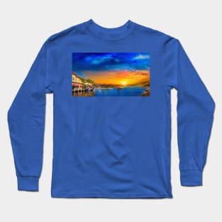 Sunset into blue Long Sleeve T-Shirt